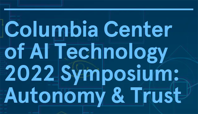 2nd Annual CAIT Symposium: Autonomy & Trust