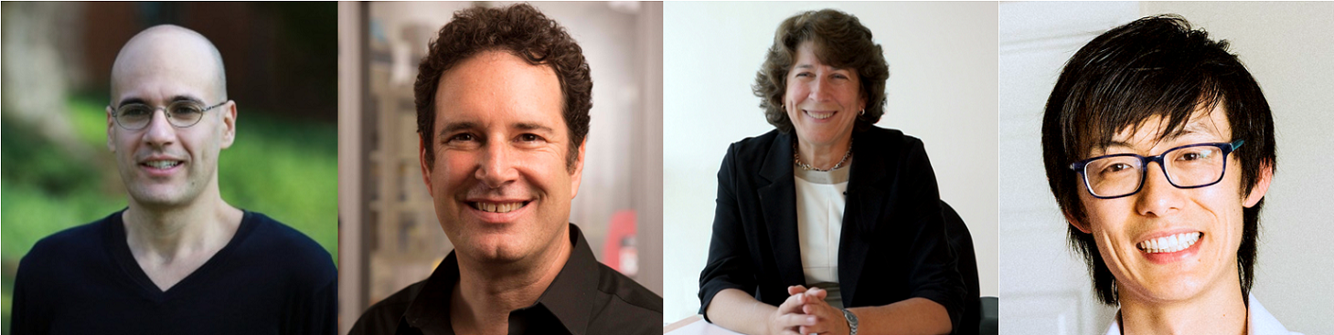 CAIT Faculty Research Award recipients Elias Bareinboim, Hod Lipson, Kathy McKeown, and Eugene Wu CAIT Faculty Research Award recipients Elias Bareinboim, Hod Lipson, Kathy McKeown, and Eugene Wu